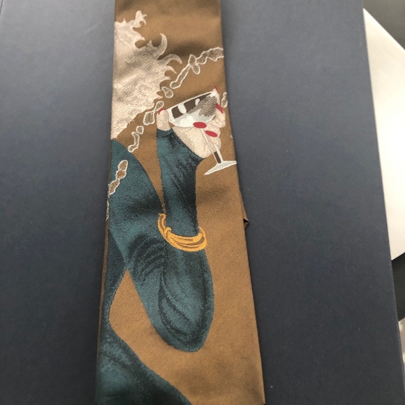Stunning unusual silk tie - Picture 1 of 4